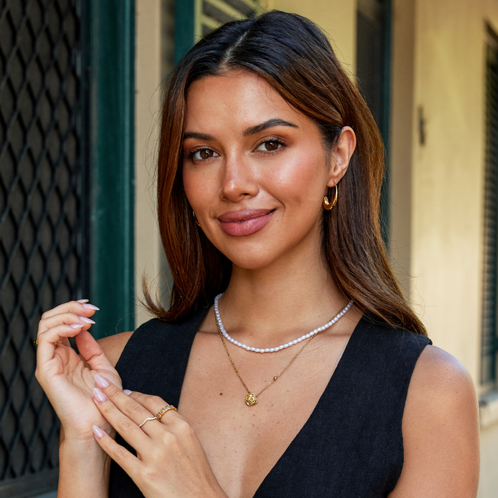 Pink Pendant Necklace